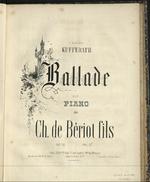 Ballade pour piano, op. 12